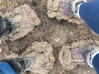 Working in the field can weigh several kilos